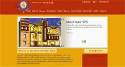 Desktop Screenshot of newsaraswatipublicschool.com